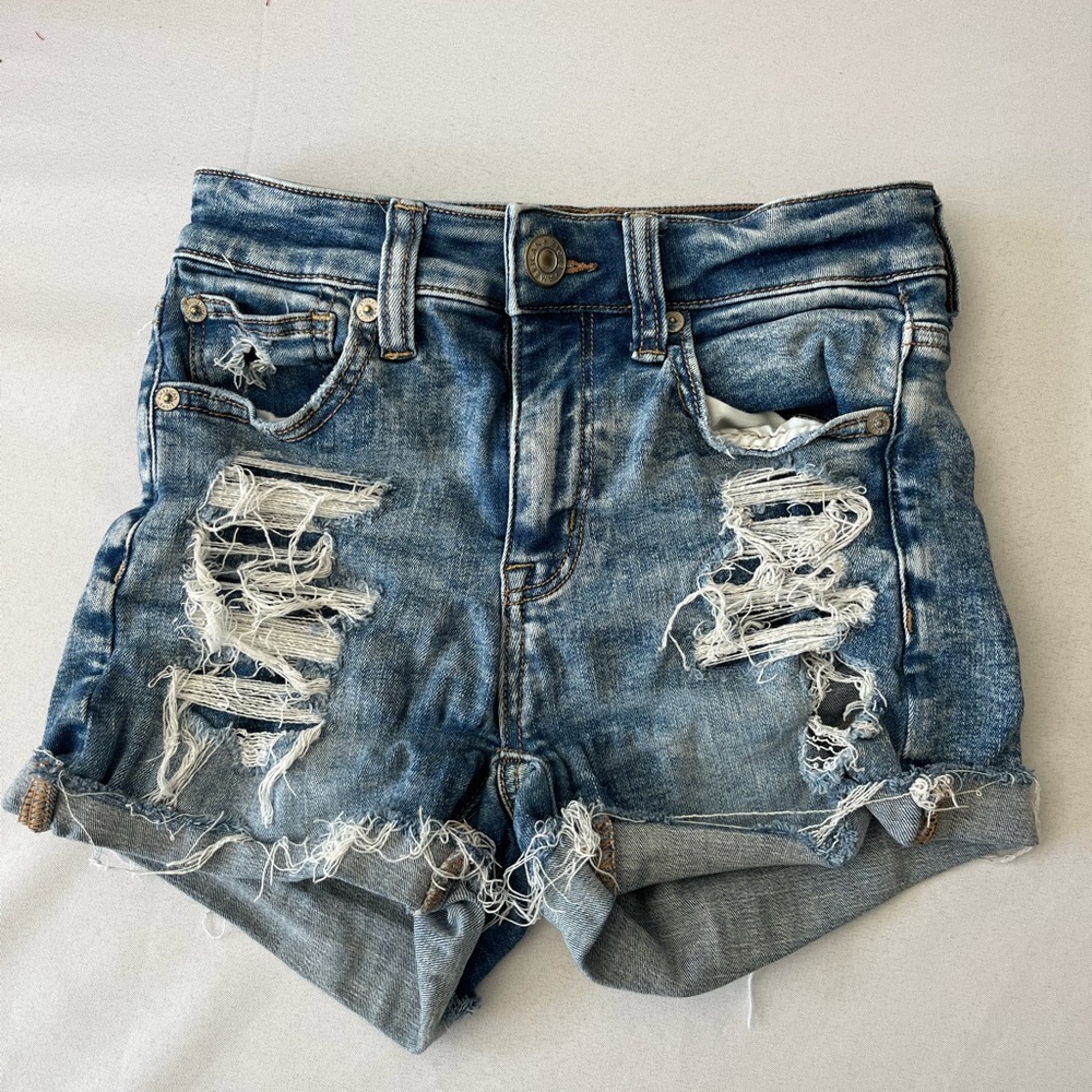 American Eagle Outfitters Distressed Denim Shorts